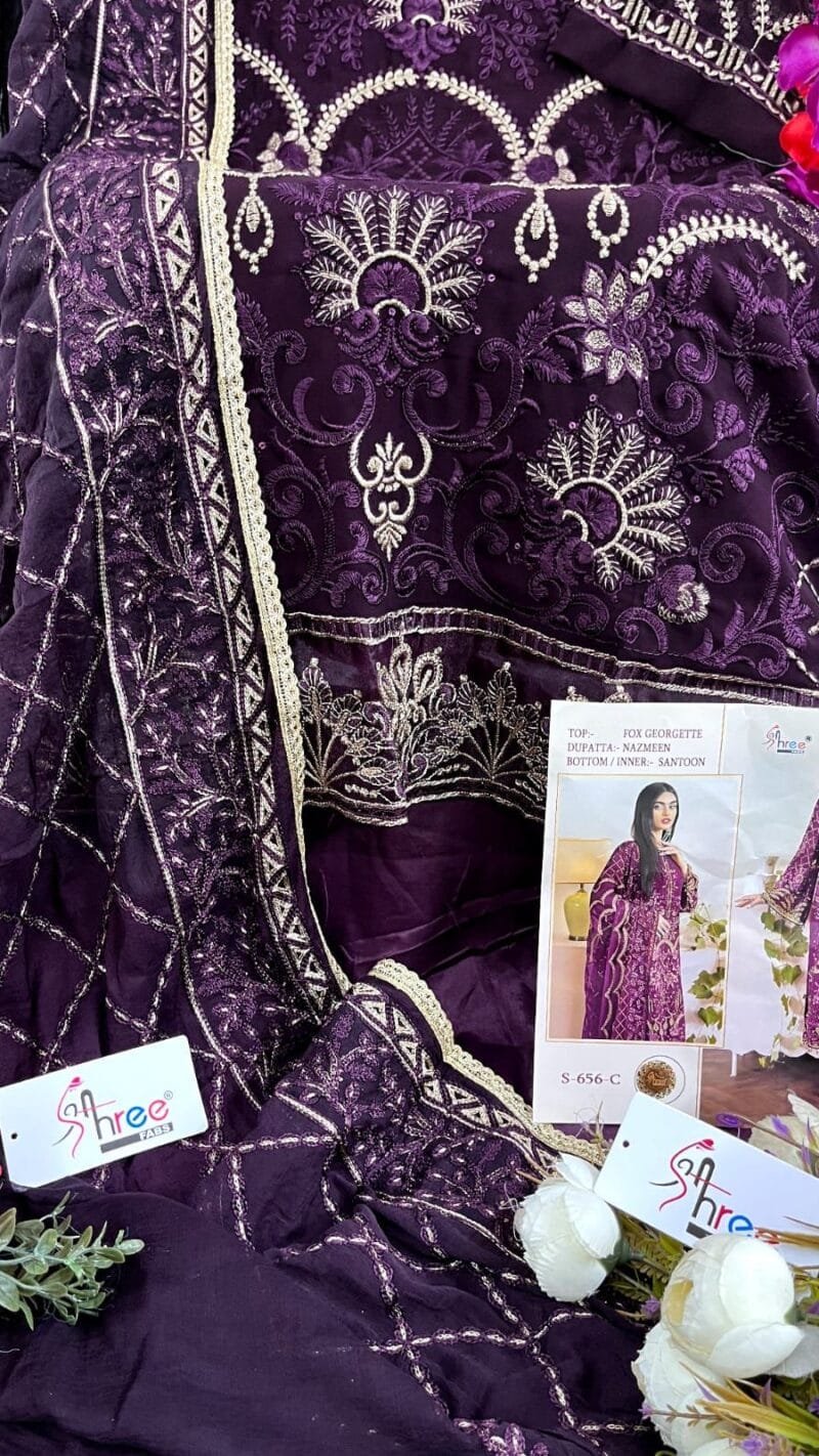 Shree Fab S 656 Wholesale Pakistani Salwar Suits