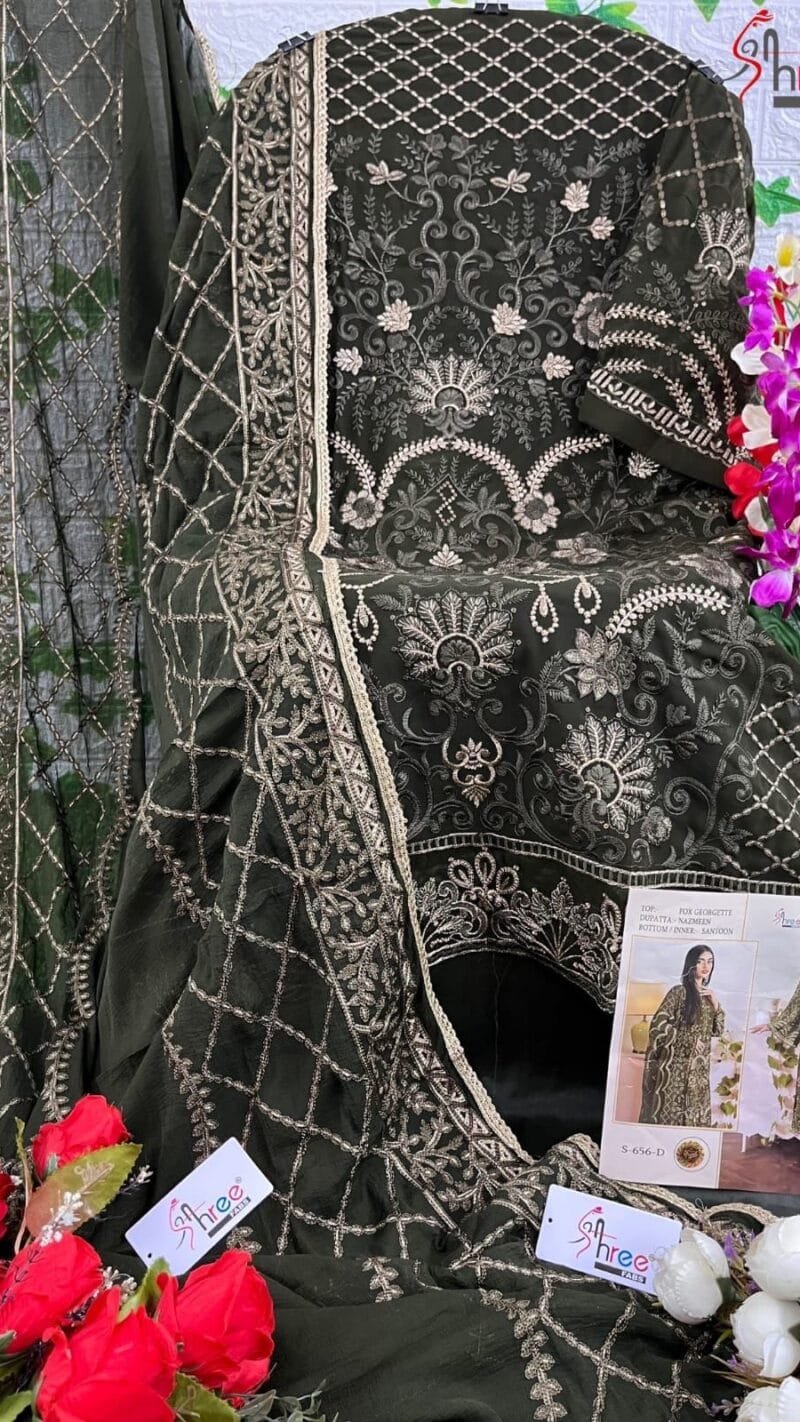 Shree Fab S 656 Wholesale Pakistani Salwar Suits