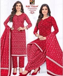 Sidhi Vinayak Pankhi Colors Jaipuri Wholesale Cotton Dress Material
