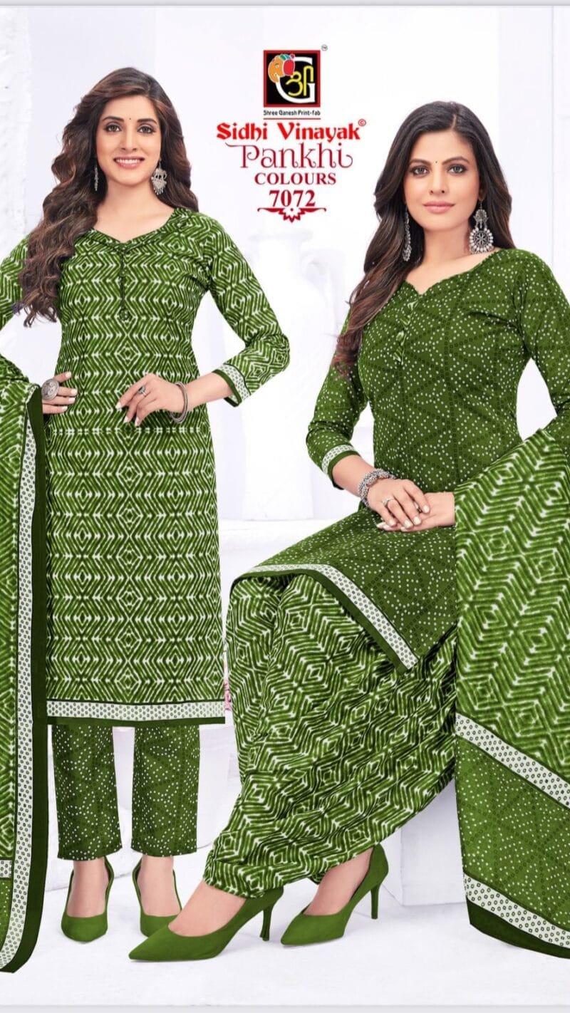 Sidhi Vinayak Pankhi Colors Jaipuri Wholesale Cotton Dress Material