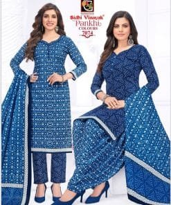 Sidhi Vinayak Pankhi Colors Jaipuri Wholesale Cotton Dress Material