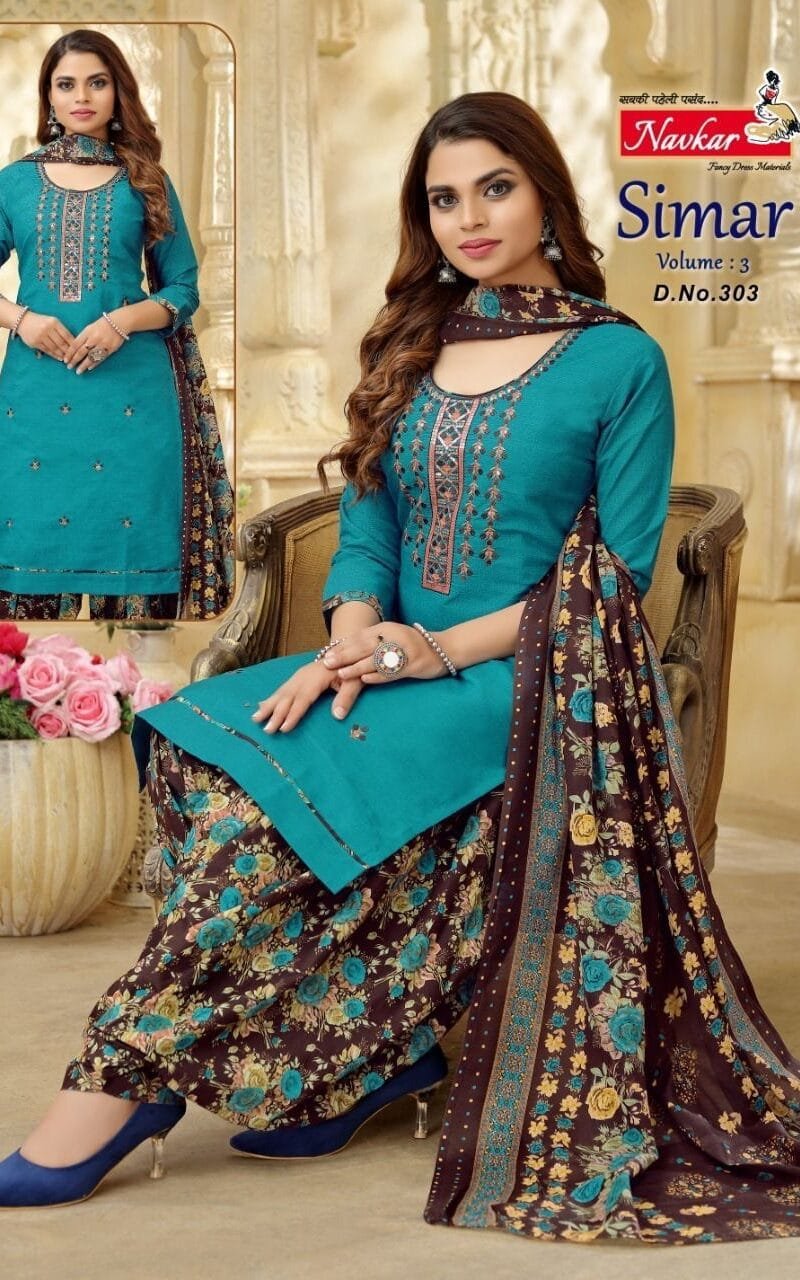 Simar Vol 3 Navkar Readymade With Sequence Embroidery Work