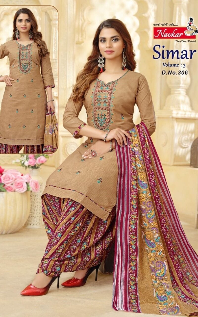 Simar Vol 3 Navkar Readymade With Sequence Embroidery Work
