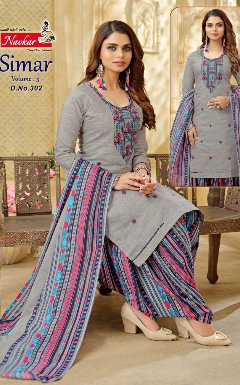 Simar Vol 3 Navkar Readymade With Sequence Embroidery Work