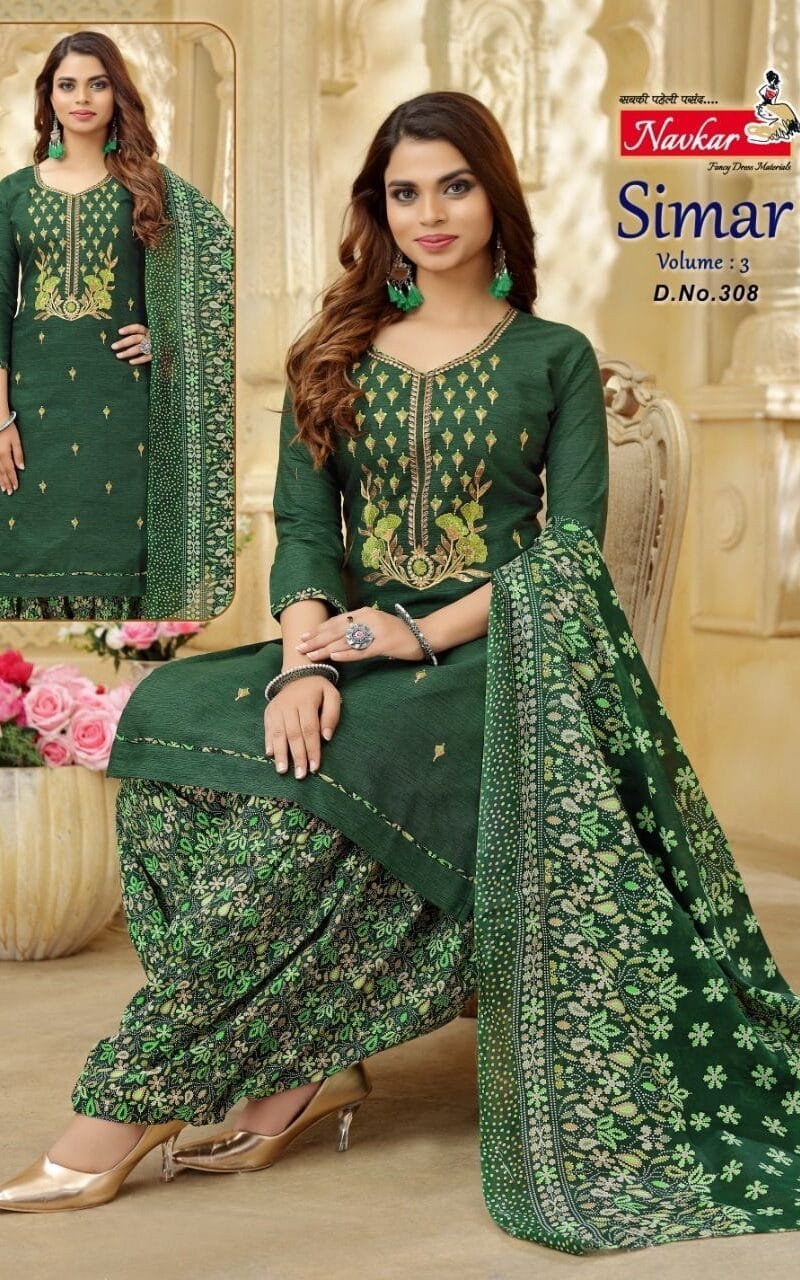 Simar Vol 3 Navkar Readymade With Sequence Embroidery Work