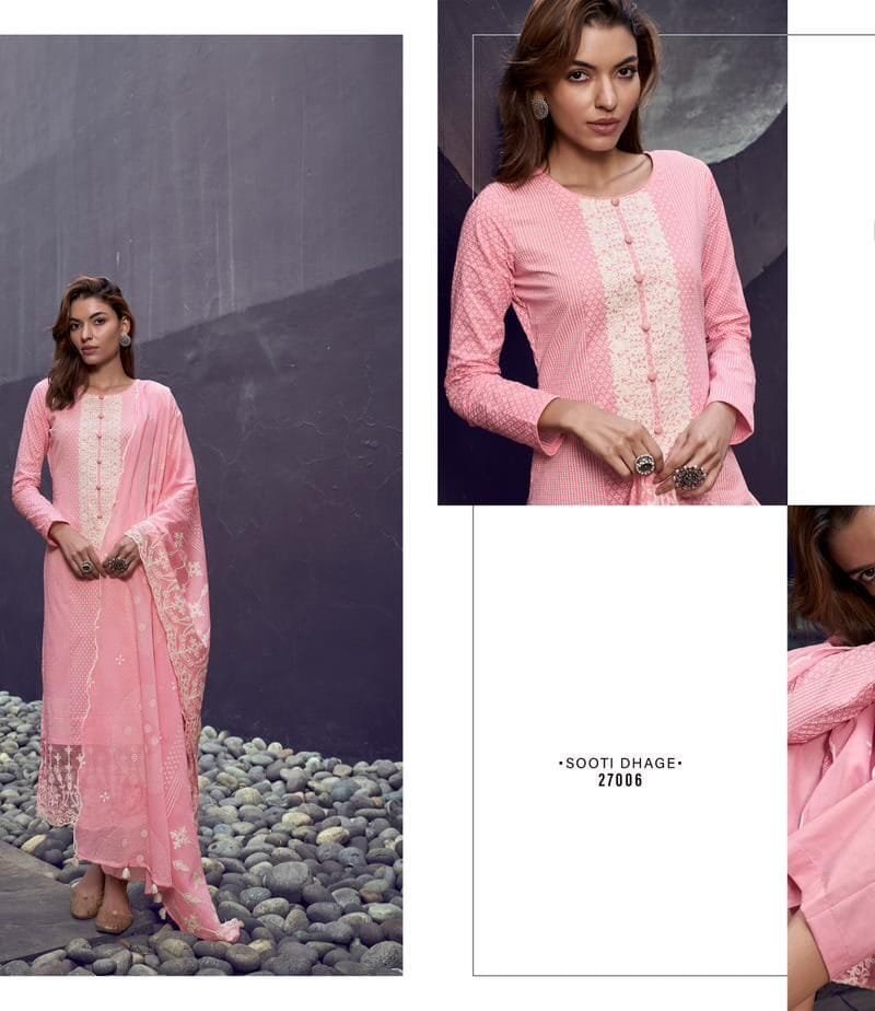 Sooti Dhaga Summer Showers Pure Lawn Camric Mumtaz Arts