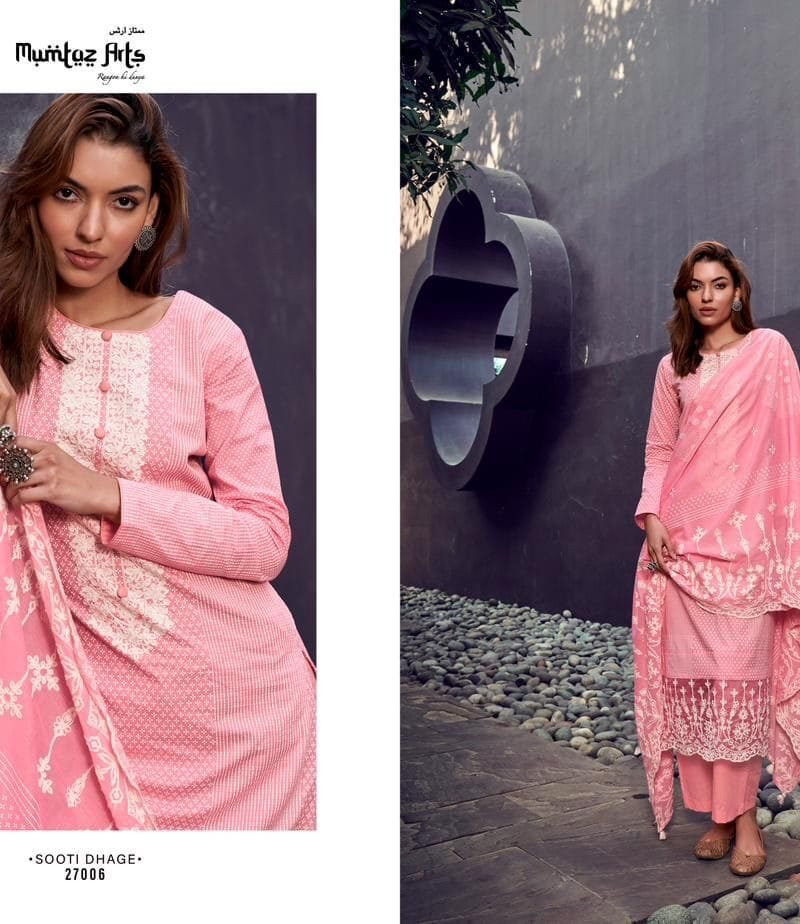 Sooti Dhaga Summer Showers Pure Lawn Camric Mumtaz Arts