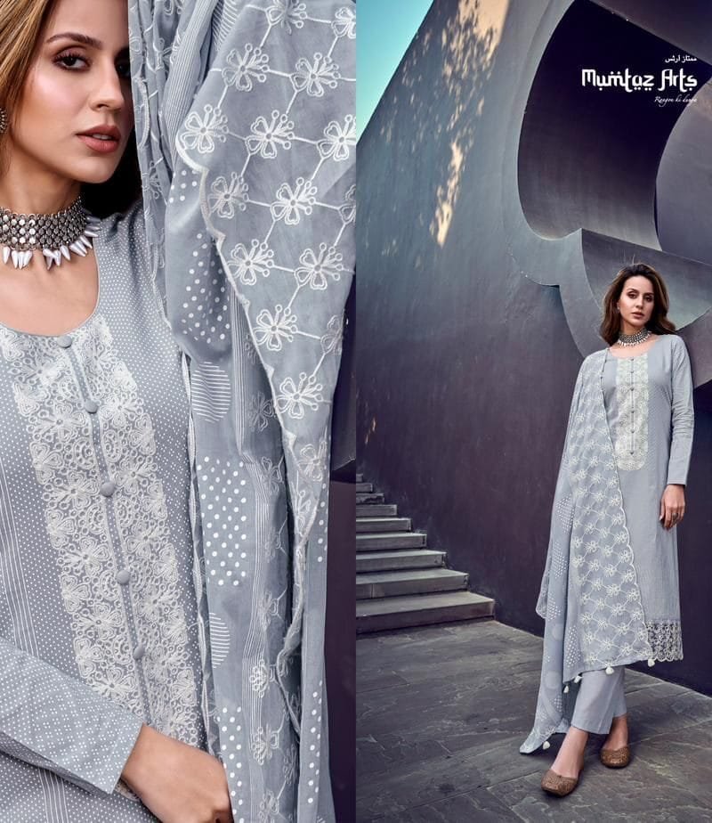 Sooti Dhaga Summer Showers Pure Lawn Camric Mumtaz Arts