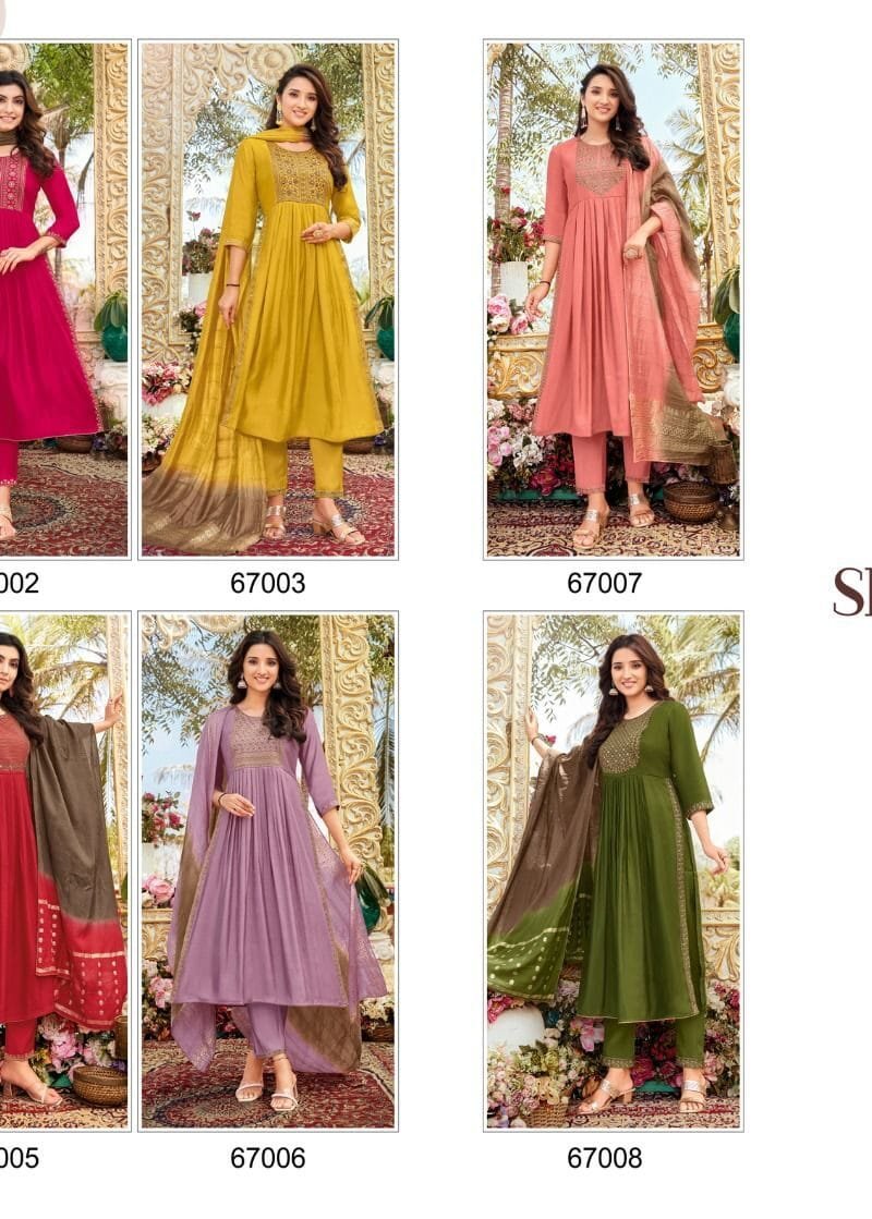 Spring Roll Nayra Cut Kapil Trendz Readymade Collection