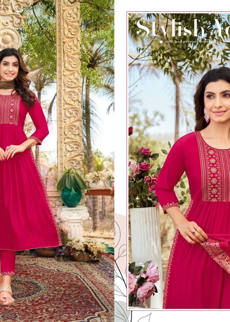 Spring Roll Nayra Cut Kapil Trendz Readymade Collection