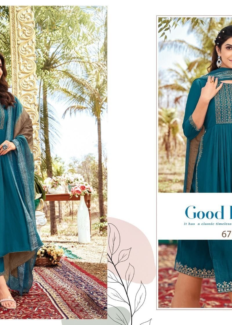 Spring Roll Nayra Cut Kapil Trendz Readymade Collection