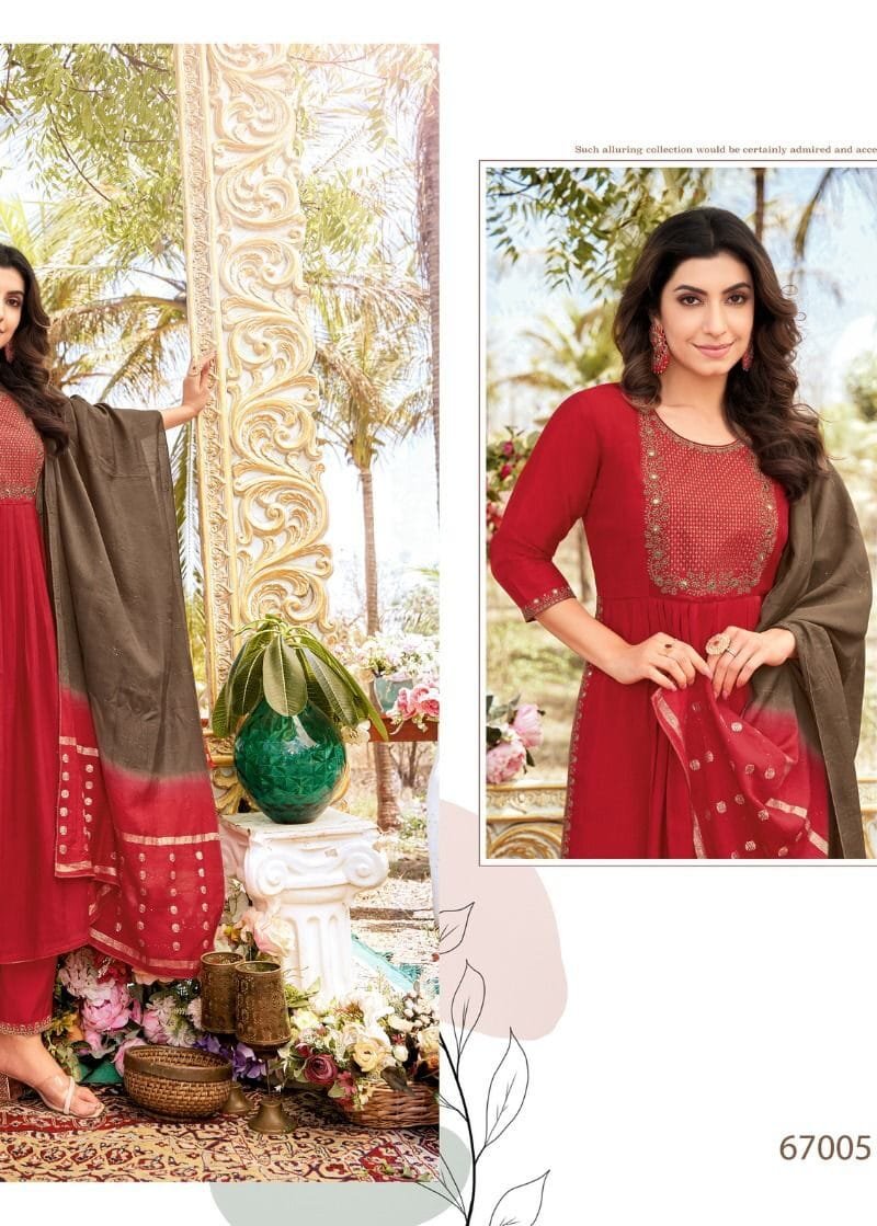 Spring Roll Nayra Cut Kapil Trendz Readymade Collection