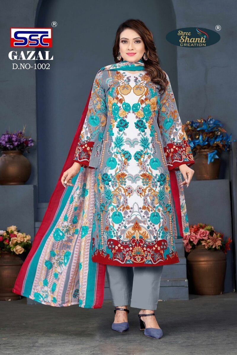 Ssc Gazal Vol 1 Wholesale Dress Material