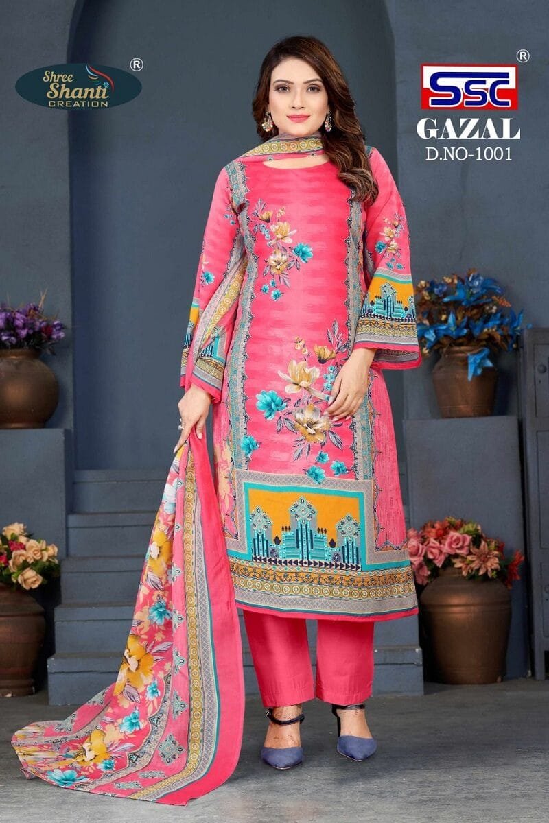 Ssc Gazal Vol 1 Wholesale Dress Material
