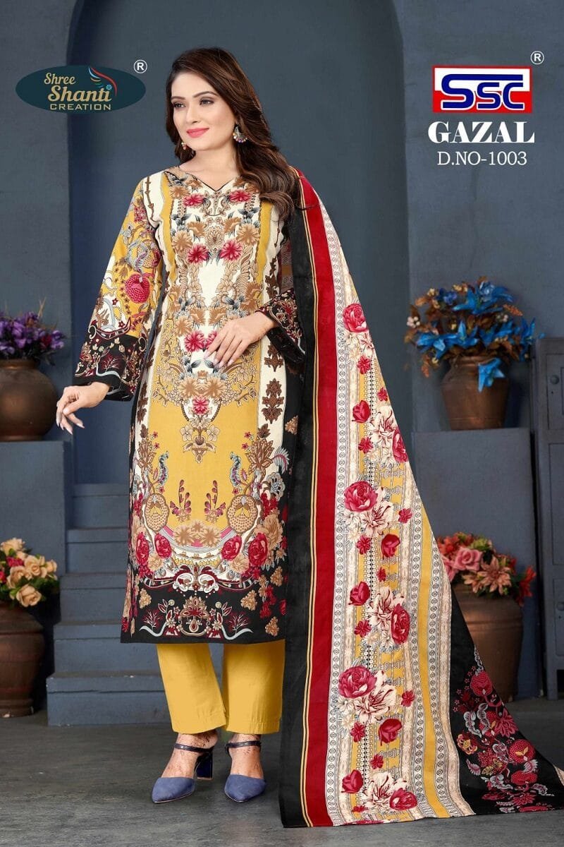 Ssc Gazal Vol 1 Wholesale Dress Material