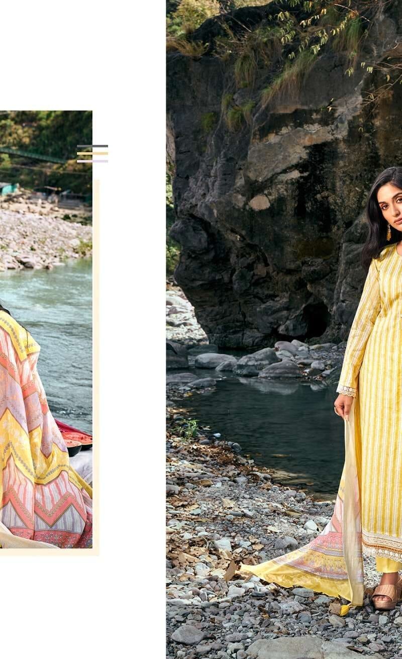 Summer Sky Rang Fashion Pure Lawn Cotton Digital Printed With Embroidery