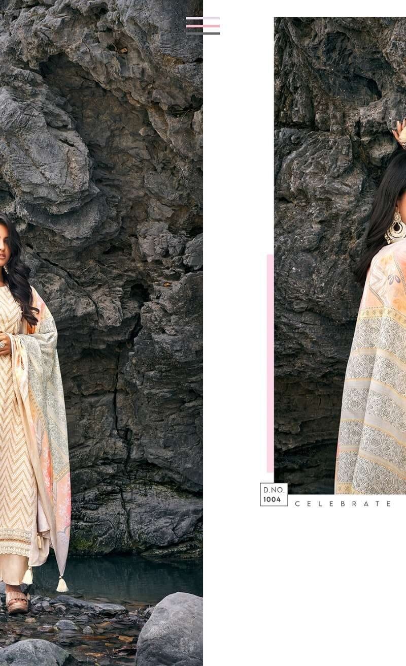 Summer Sky Rang Fashion Pure Lawn Cotton Digital Printed With Embroidery