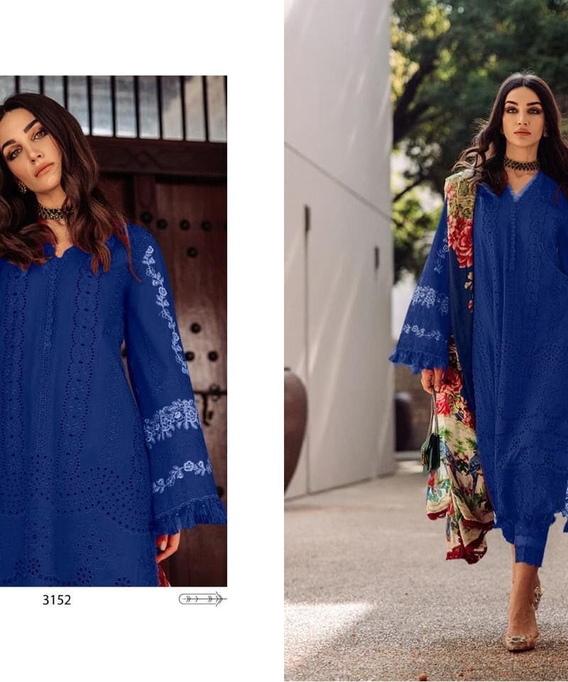 Super Hit Saira Rizwan 23 Deepsy Pure Cambric Cotton With Embroidery