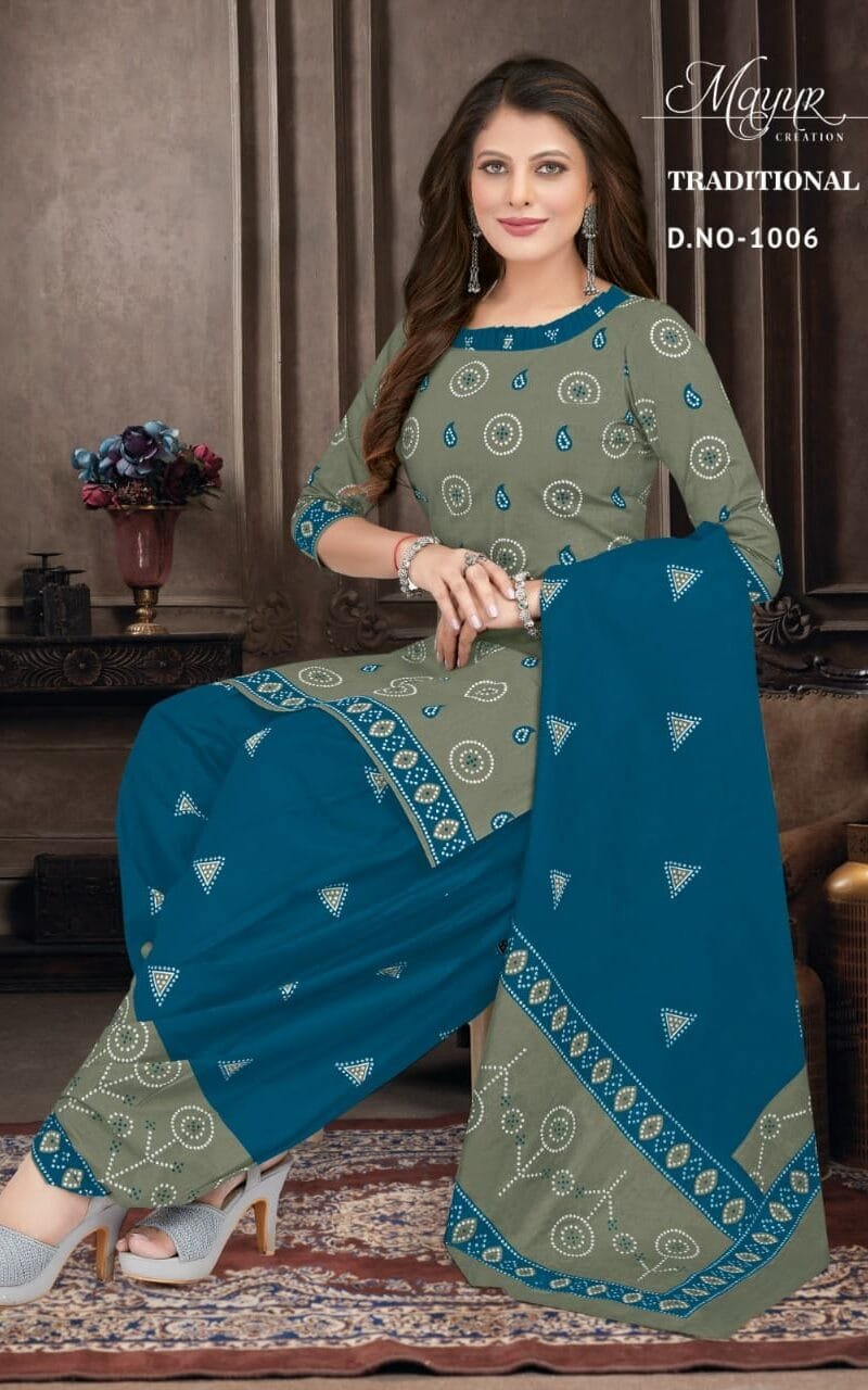 Traditional vol 1Akash creation Wholesale Cotton Dress Material