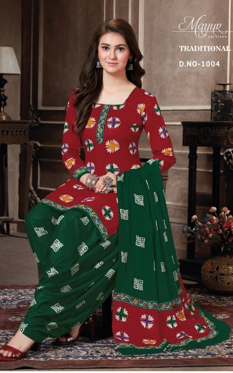 Traditional vol 1Akash creation Wholesale Cotton Dress Material