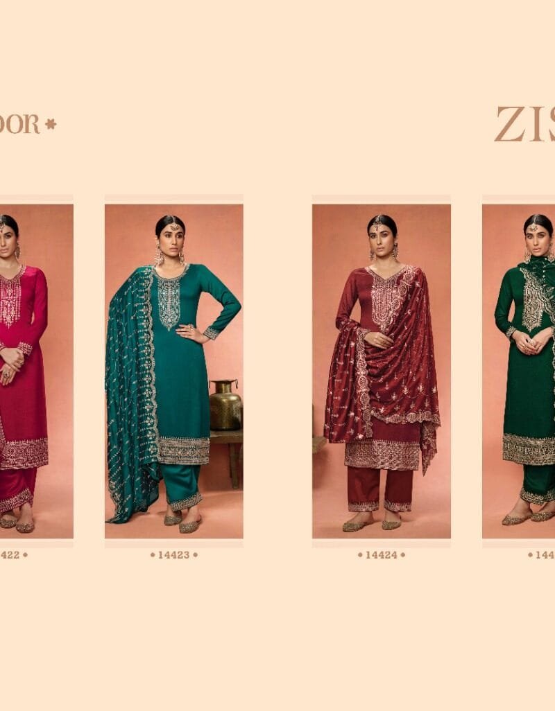 Zisa Noor Party Wear Salwar Kameez Wholesale