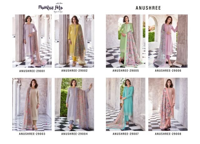 Anushree Mumtaz Arts Rangon Ki Dunya Pure Lawn Cambric