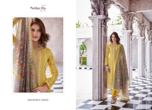 Anushree Mumtaz Arts Rangon Ki Dunya Pure Lawn Cambric