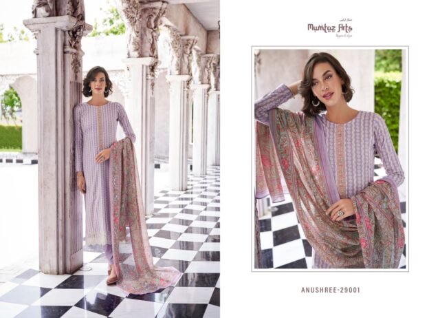 Anushree Mumtaz Arts Rangon Ki Dunya Pure Lawn Cambric