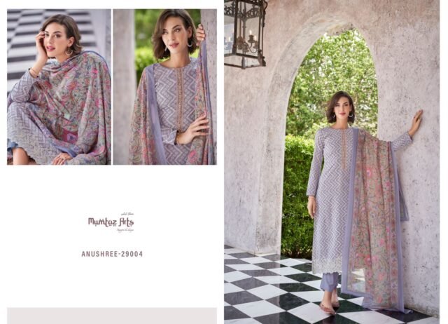 Anushree Mumtaz Arts Rangon Ki Dunya Pure Lawn Cambric