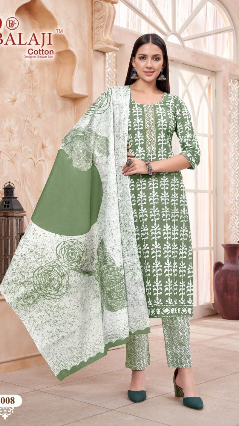 Batik Art Work Vol 3 Balaji Cotton Readymade Catalog