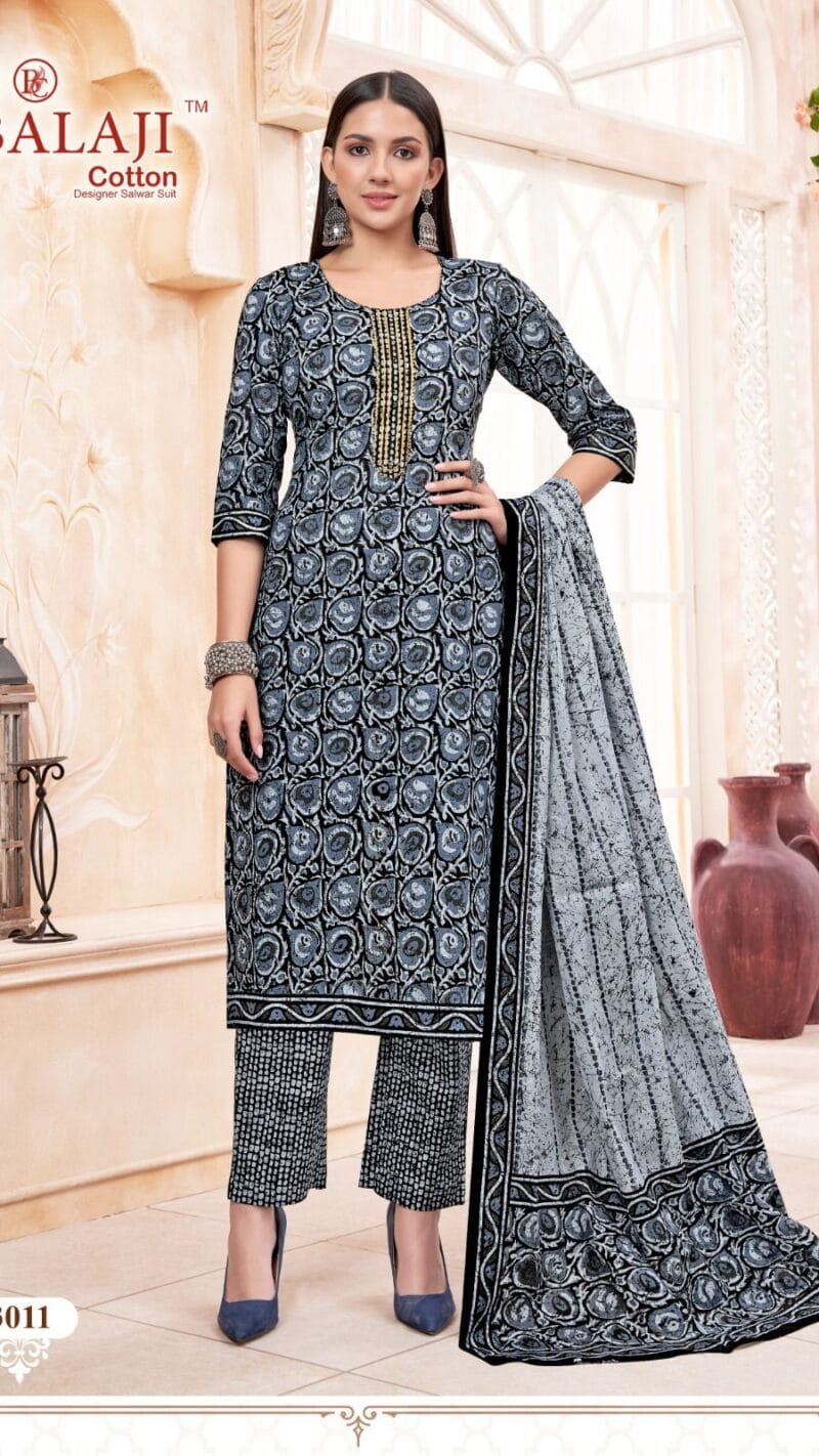 Batik Art Work Vol 3 Balaji Cotton Readymade Catalog