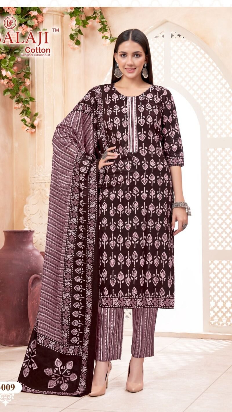 Batik Art Work Vol 3 Balaji Cotton Readymade Catalog