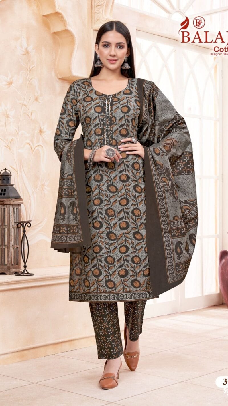 Batik Art Work Vol 3 Balaji Cotton Readymade Catalog