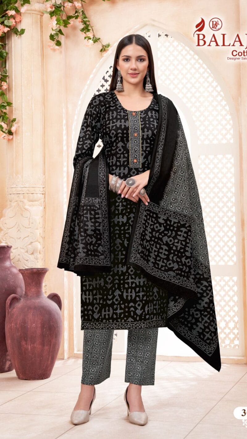 Batik Art Work Vol 3 Balaji Cotton Readymade Catalog