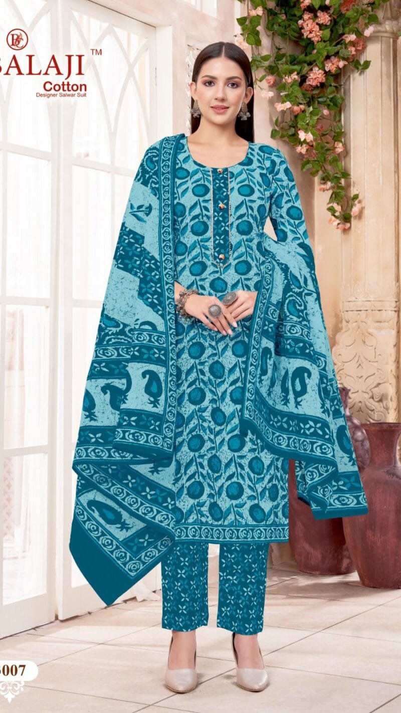 Batik Art Work Vol 3 Balaji Cotton Readymade Catalog