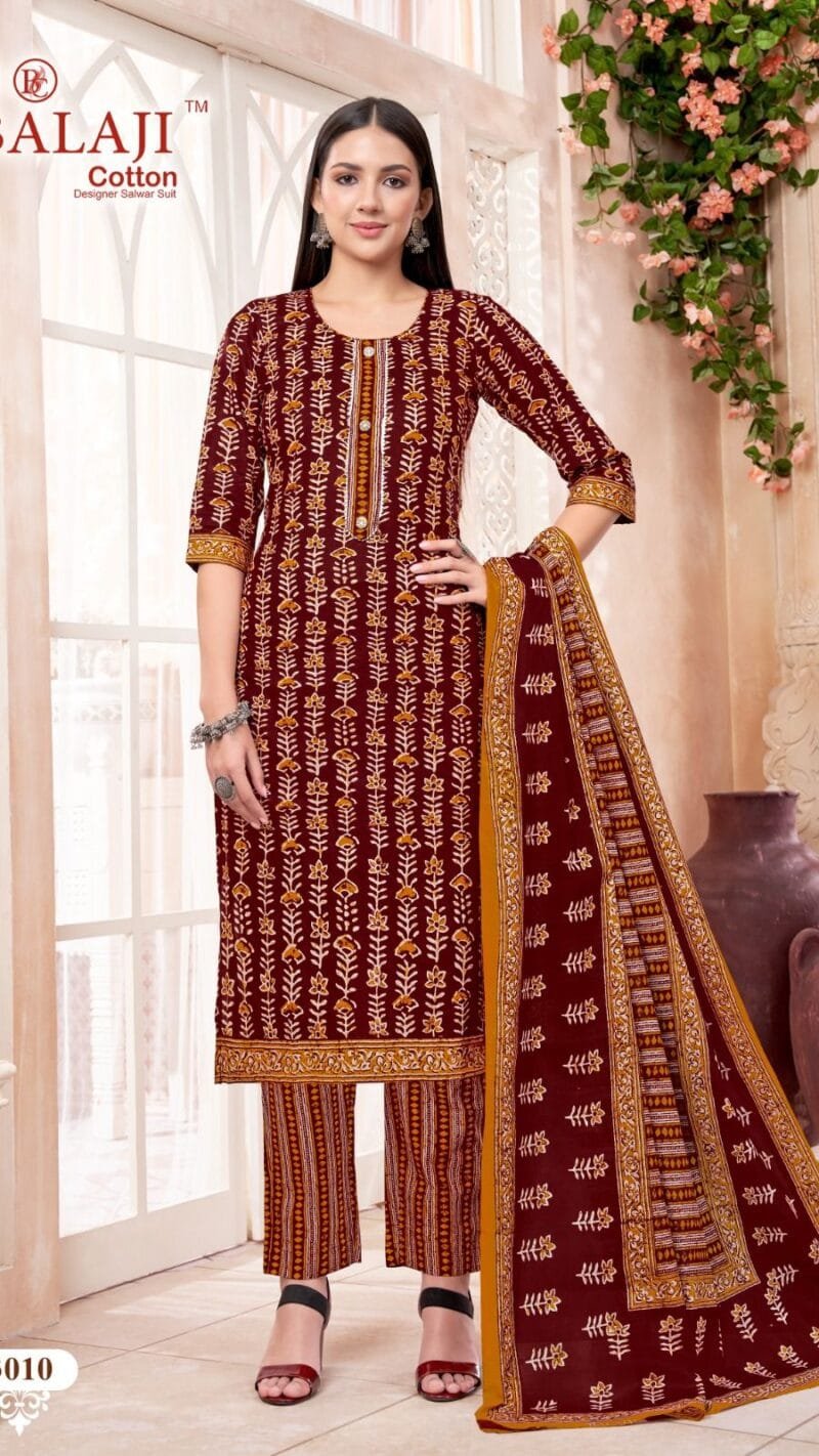 Batik Art Work Vol 3 Balaji Cotton Readymade Catalog