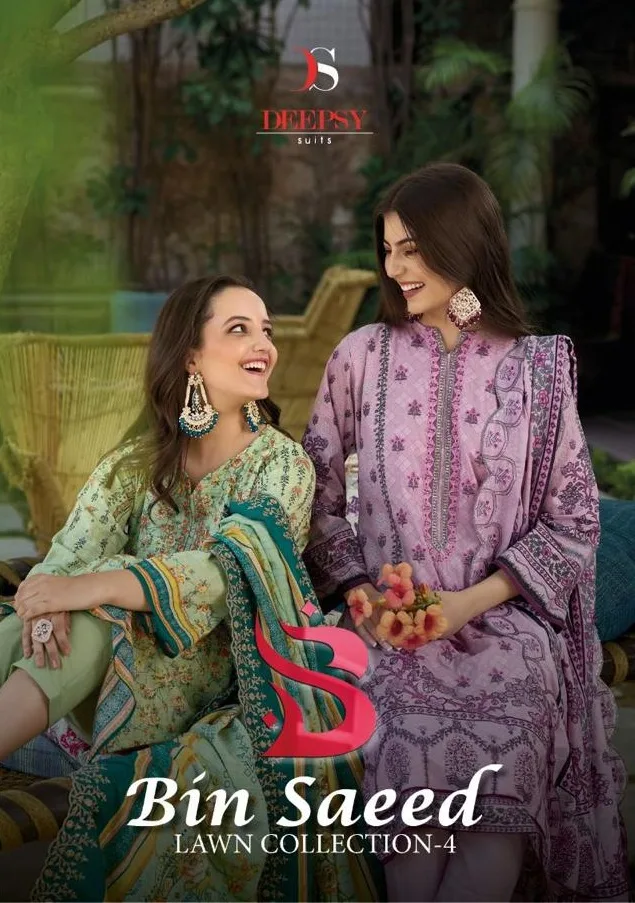 Bin Saeed Lawn Vol 4 Deepsy Pakistani Salwar Suits