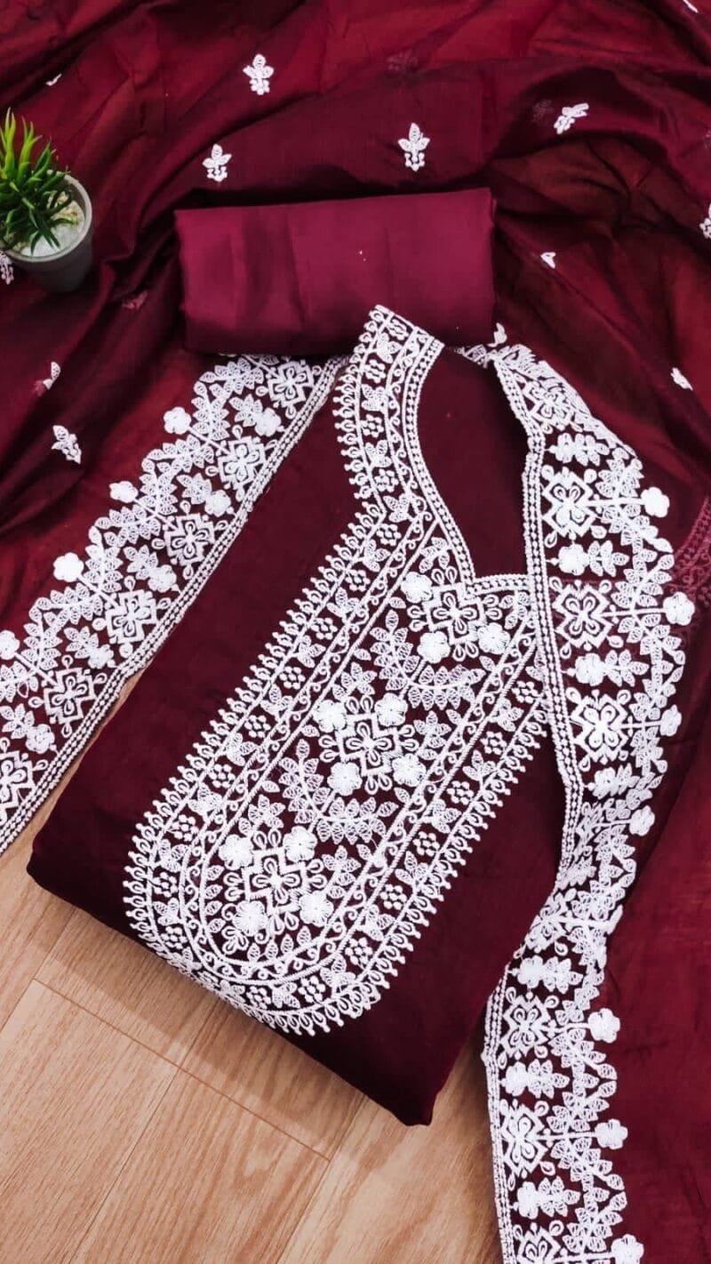 Buy Heavy Modal Embroidery Wholesale Salwar Suits