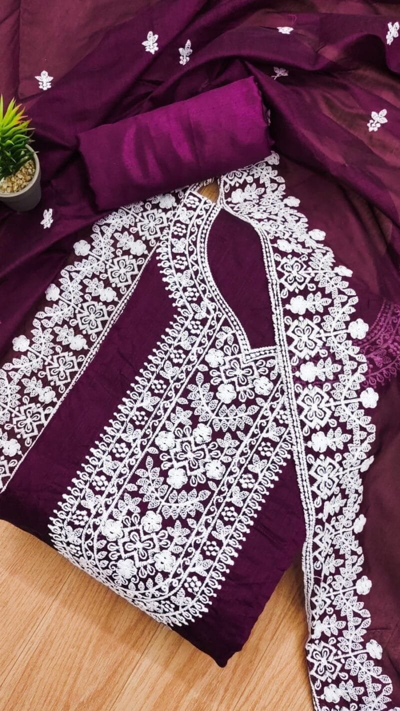 Buy Heavy Modal Embroidery Wholesale Salwar Suits