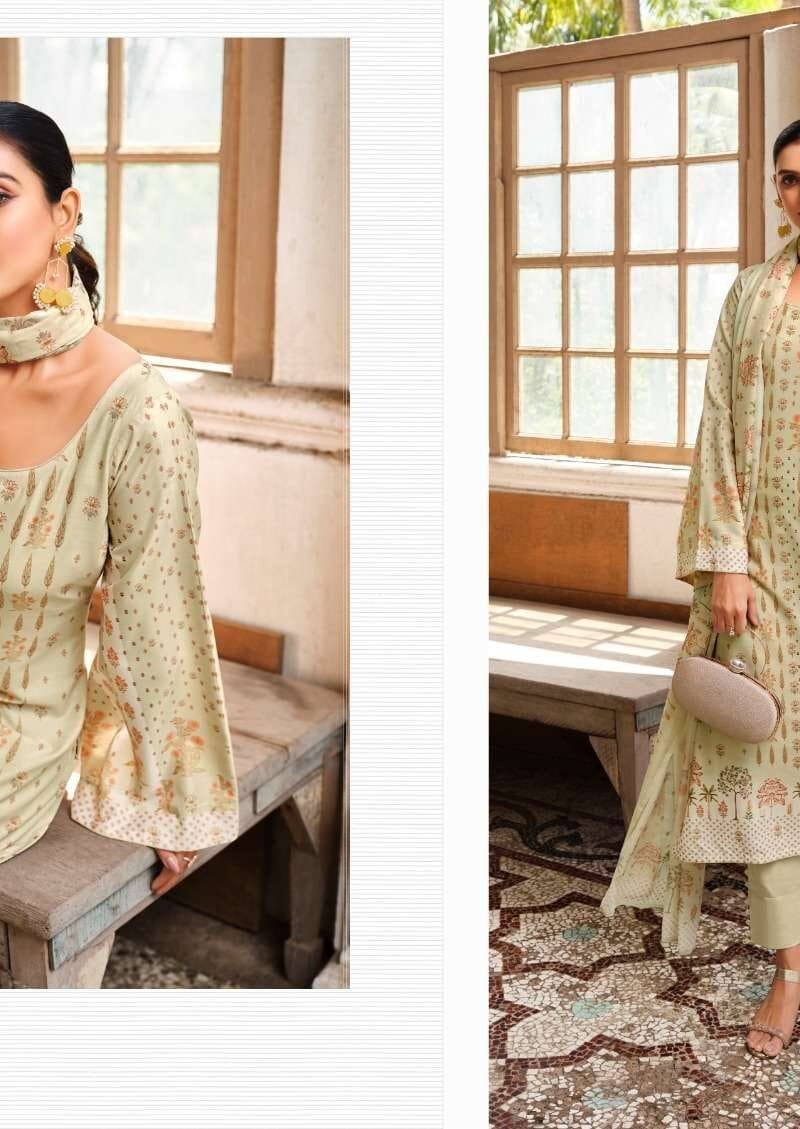 Fida Ruhi Digital Karachi Cotton Dress Material
