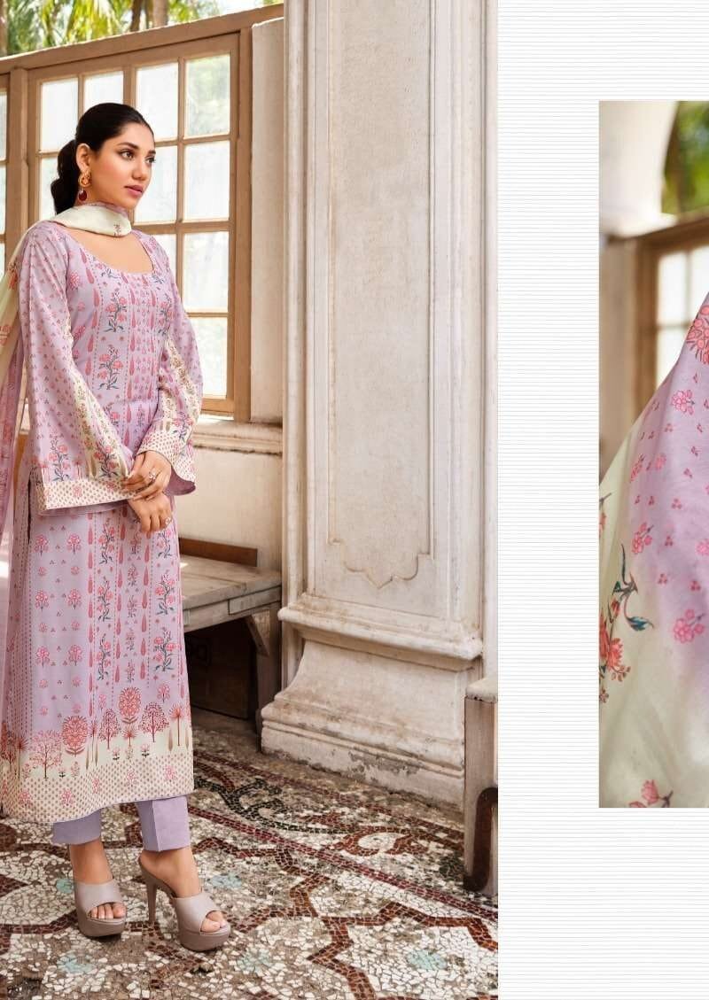 Fida Ruhi Digital Karachi Cotton Dress Material
