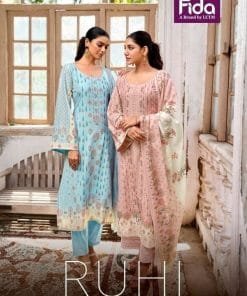 Fida Ruhi Digital Karachi Cotton Dress Material