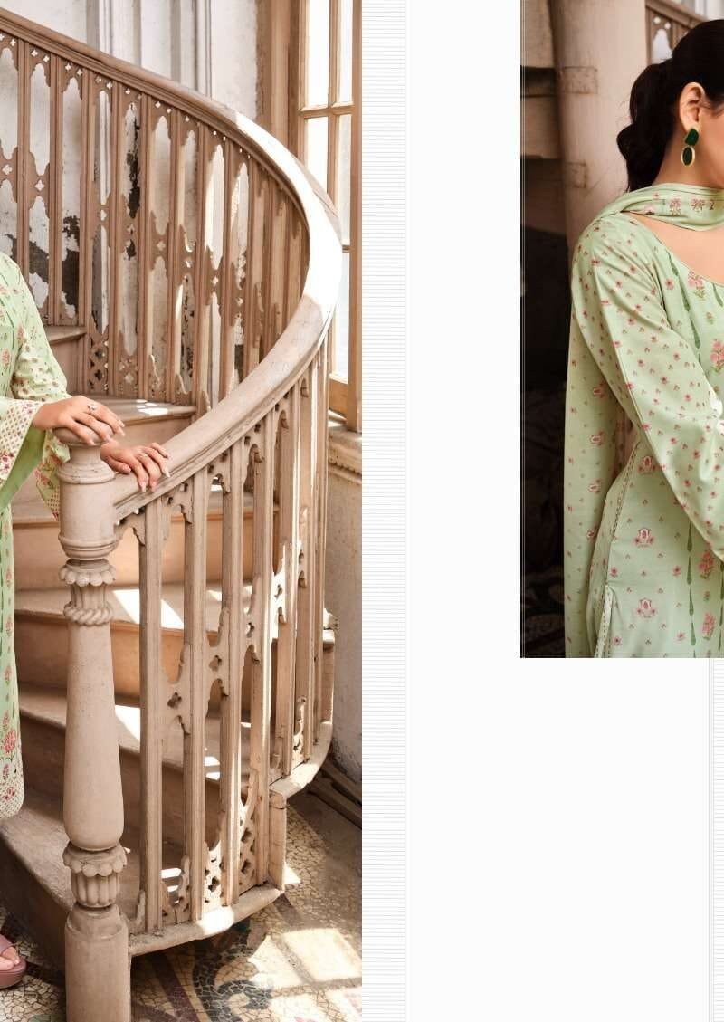 Fida Ruhi Digital Karachi Cotton Dress Material