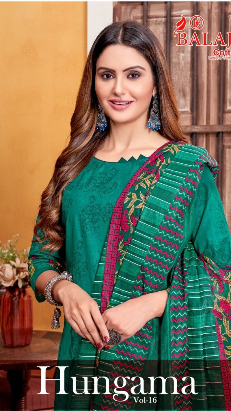 Hangama Vol 16 Balaji Cotton Wholesale Cotton Dress Material
