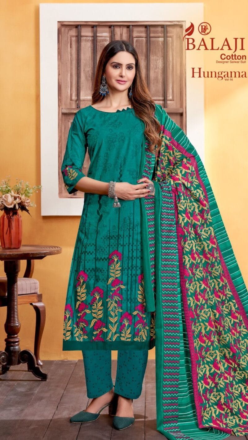Hangama Vol 16 Balaji Cotton Wholesale Cotton Dress Material