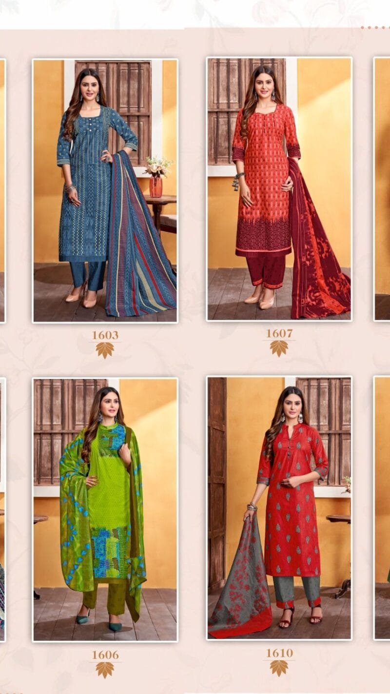 Hangama Vol 16 Balaji Cotton Wholesale Cotton Dress Material