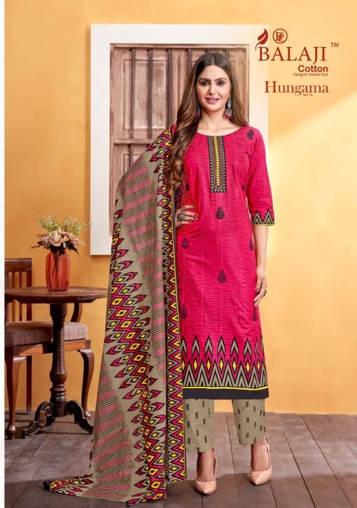 Hangama Vol 16 Balaji Cotton Wholesale Cotton Dress Material