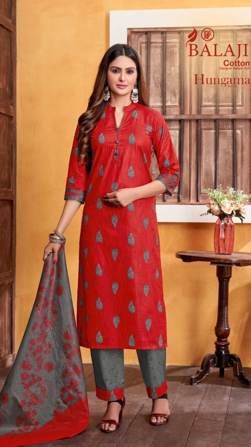Hangama Vol 16 Balaji Cotton Wholesale Cotton Dress Material