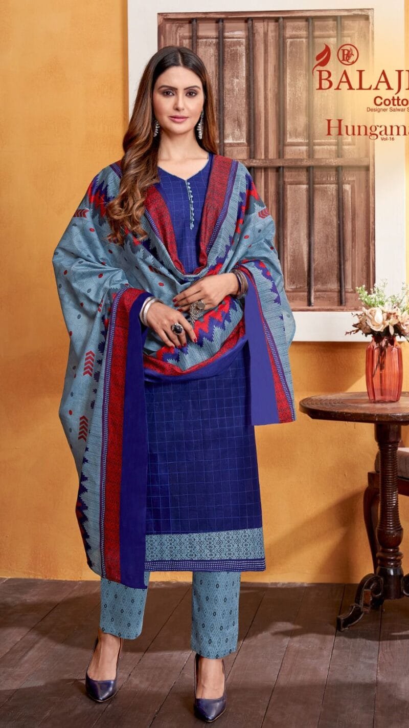 Hangama Vol 16 Balaji Cotton Wholesale Cotton Dress Material