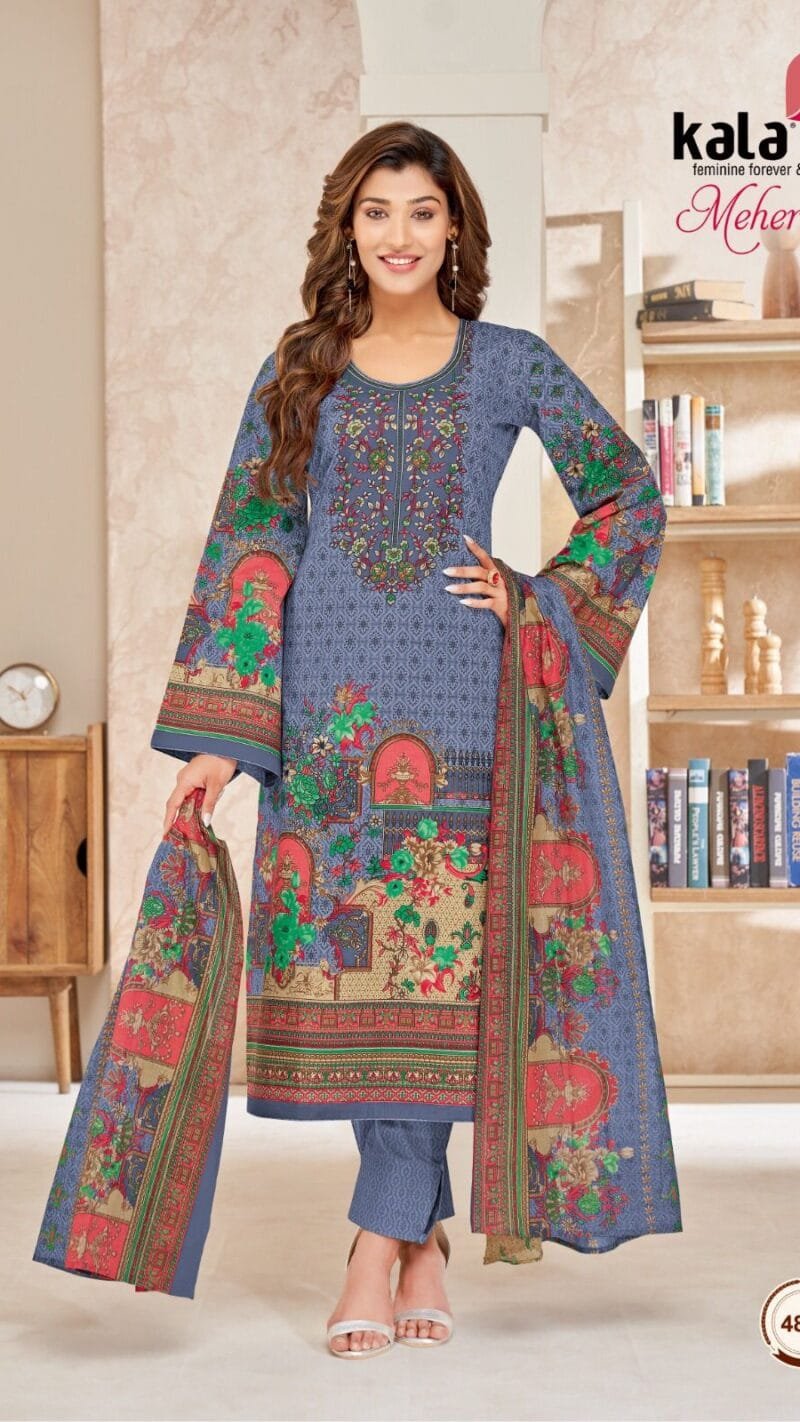 Kala Meher Vol 9 Wholesale Cotton Dress Material